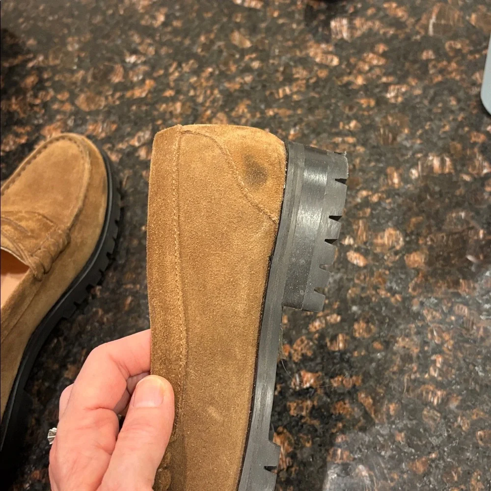 J. Crew Winona Lug Sole Penny Loafers in Toffee Size 9 - Picture 11 of 11